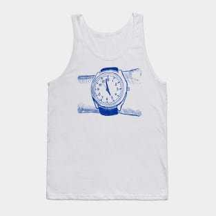 Watch hand drawing Tank Top